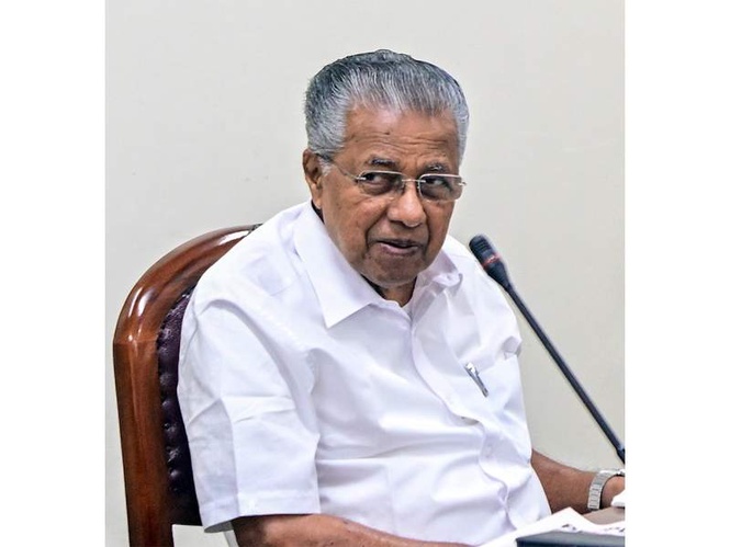 Image from: Pinarayi Vijayan slams Centre over fuel price hike, calls it "daylight robbery"