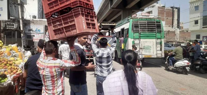 Image from: Civic body launches anti-encroachment drive in Amritsar