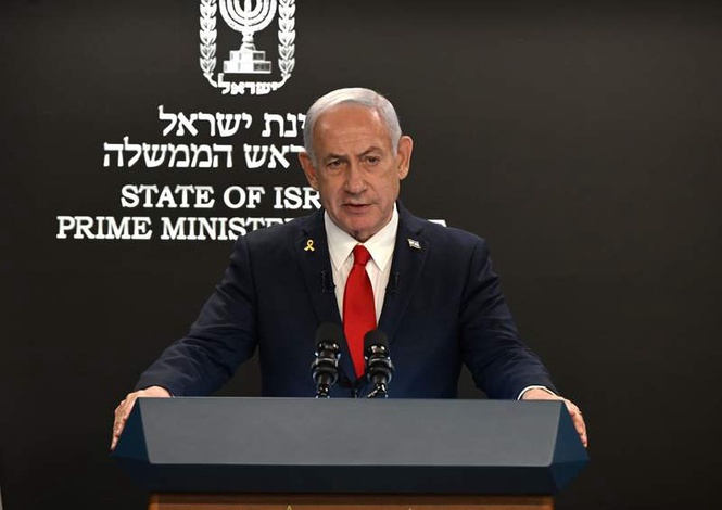 Image from: Netanyahu says Israel is 'at war with Hezbollah'