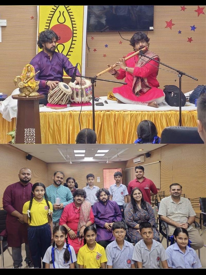 Image from: Indian classical music concert held at The Tribune School