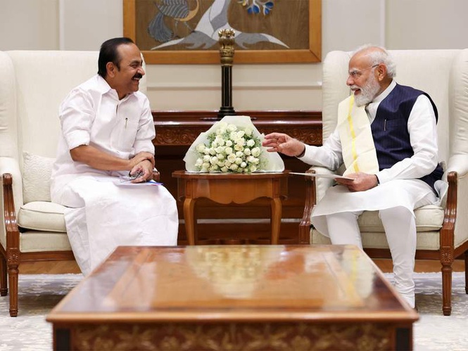 Image from: Keralam CM VD Satheesan holds first official meeting with PM Modi after taking office