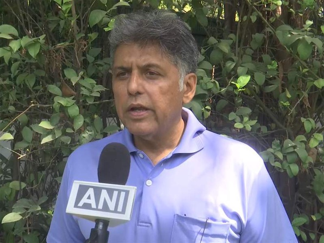 Image from: "With whose age is rupee competing?": Congress MP Manish Tewari slams Centre
