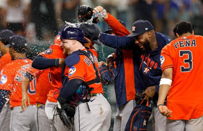 Image from: Astros rookie makes MLB history in no-hitter debut