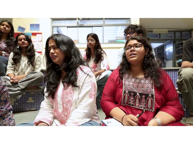 Image from: Bhajans amid coding pressure: Engineering students in Gujarat find a new stress buster