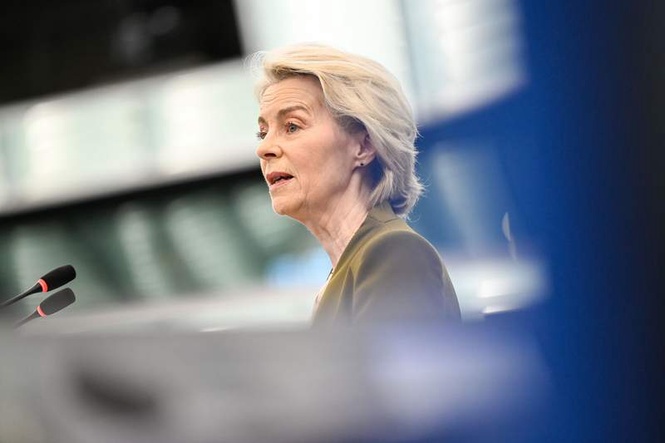 Image from: Von der Leyen pledges support to Baltic nations after drone incursions