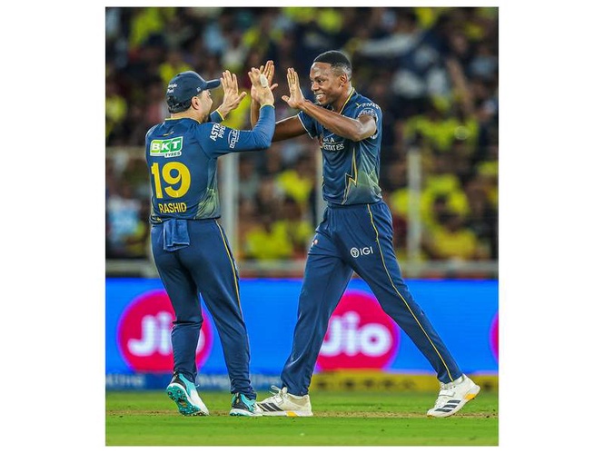 Image from: Kagiso Rabada breaks IPL record for most powerplay wickets in a season