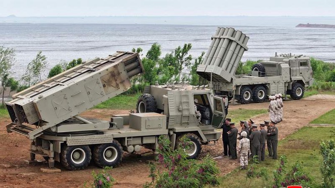 Image from: North Korea tests new lightweight multi-purpose missile launch system