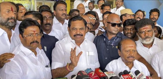 Image from: AIADMK factions patch up, withdraw MLAs disqualification pleas