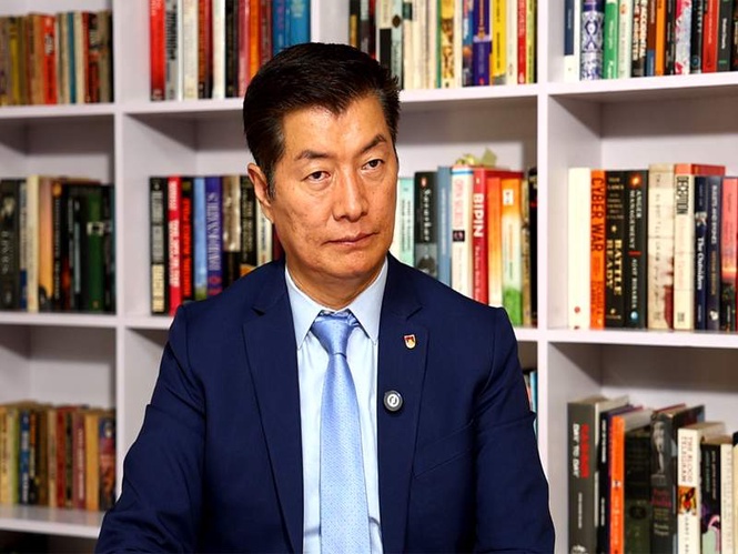 Image from: "India must be on alert": Former Tibetan Sikyong Sangay warns of Chinese interference in Dalai Lama's succession
