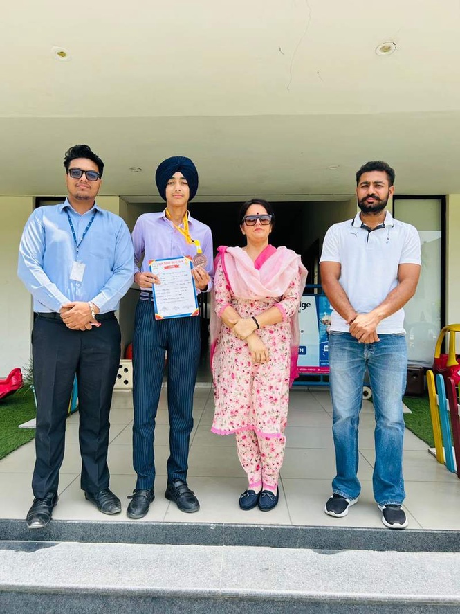 Image from: Manraj wins bronze medal in State Roller Skating Championship