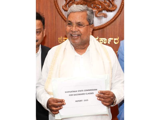 Image from: Karnataka: CM Siddaramaiah accepts Social and Educational Survey report