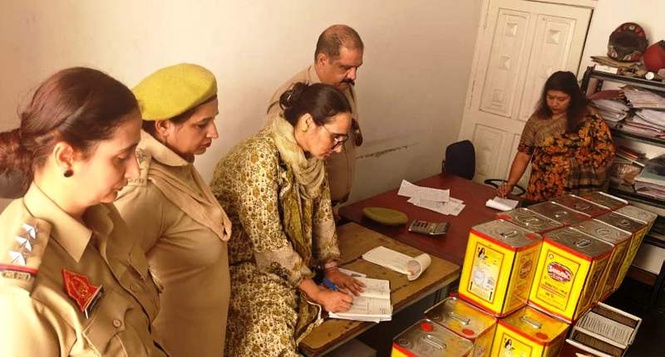 Image from: Oil mill stock seized over discrepancies in Jammu