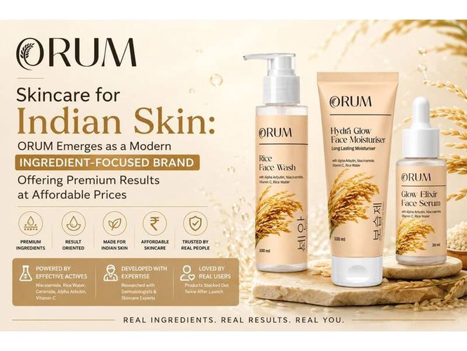 Image from: Skincare for Indian Skin: ORUM Emerges as a Modern Ingredient-Focused Brand Offering Premium Results at Affordable Prices