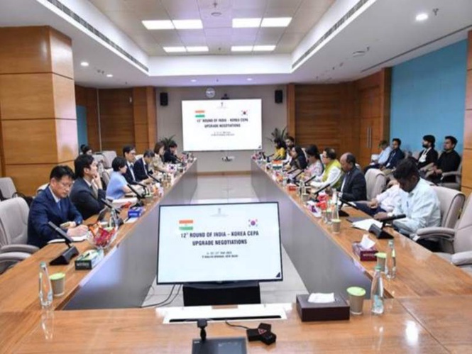 Image from: India, South Korea reaffirm commitment to conclude CEPA upgrade in time-bound manner