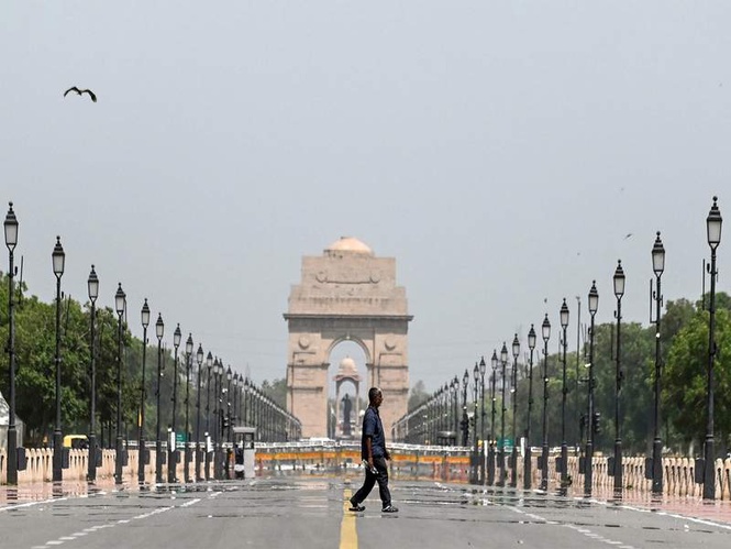 Image from: Heatwave to ease over North India in next 3 days as IMD warns of thunderstorms, strong winds