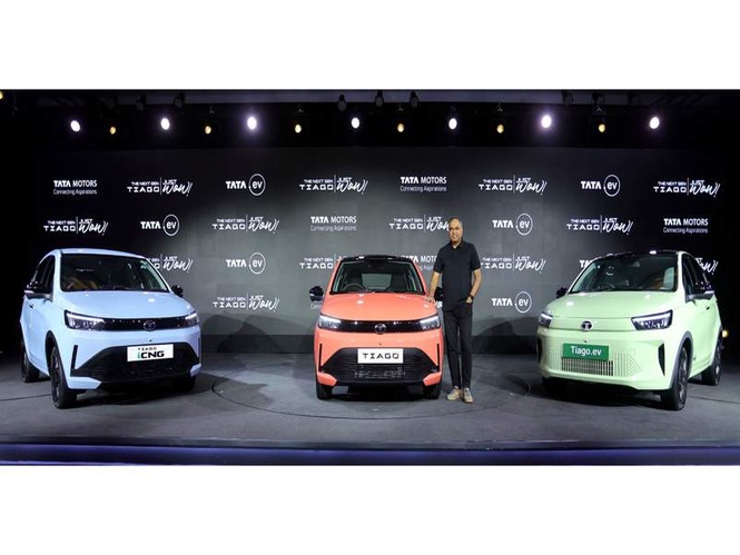 Image from: Tata Motors launches Next Gen Tiago, Tiago.ev hatchback