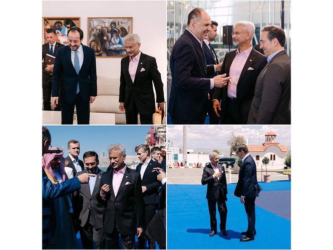 Image from: Deepening partnerships: Jaishankar holds 'productive' talks with EU Foreign Affairs Ministers at Gymnich Meeting in Cyprus