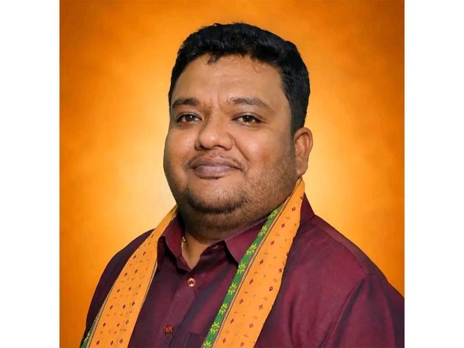 Image from: New leadership for Tripura BJP: Abhishek Debroy appointed state president