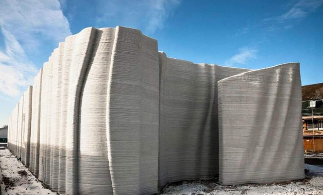 Image from: A Giant ‘Ferrari of Concrete’ Machine Can Print a 120-Square-Meter House in Just 48 Hours Using Standard Cement and No Formwork