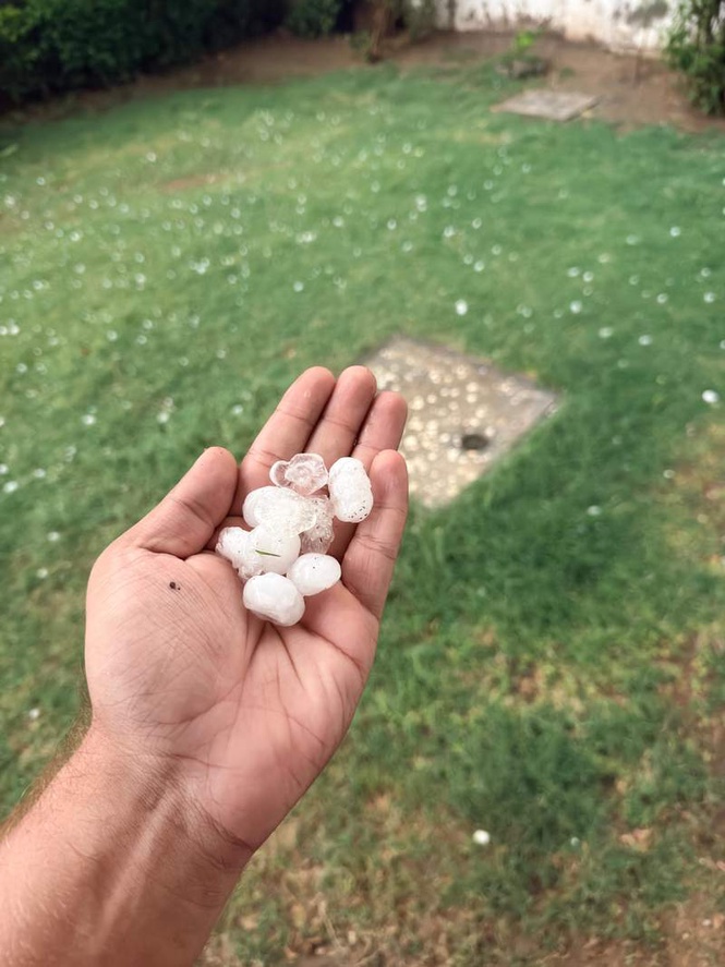 Image from: Rain, thunderstorm lash Rewari, residents find instant relief from heat