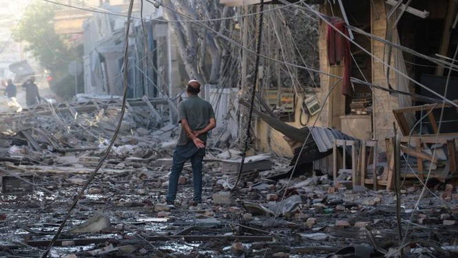 Image from: Middle East war live: Netanyahu orders Israeli troops to occupy 70 percent of Gaza Strip