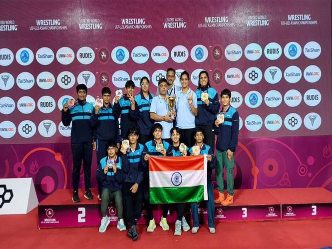 Image from: PM Modi hails India’s wrestling stars “outstanding performance” in U23 Asian Championships