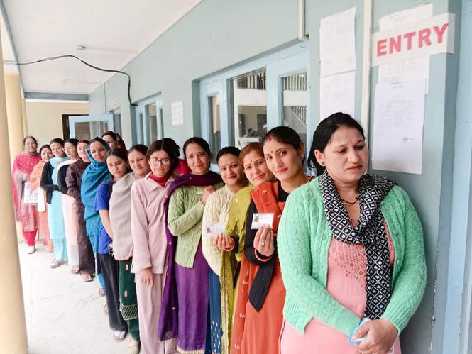 Image from: 74.94% voting in Kangra, 79.99% in Chamba district