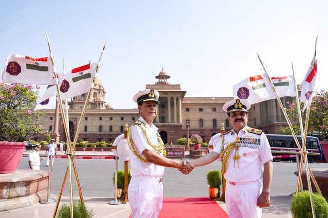 Image from: Operation Sindoor strategist Vice Admiral Ajay Kochhar takes charge as 48th Vice Chief of Navy