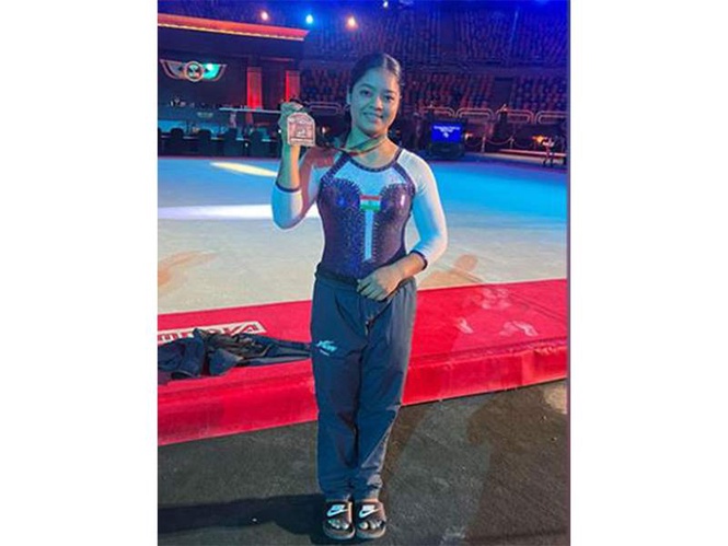 Image from: Sports Authority of India support powering Gymnast Pranati Nayak’s road to Commonwealth Games and Asian Games 2026