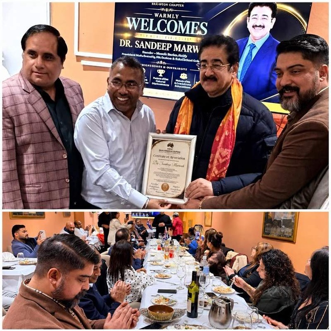 Image from: Dr. Sandeep Marwah Honoured by AMON Business Council in Melbourne for Global Contribution to Media, Entertainment & Education