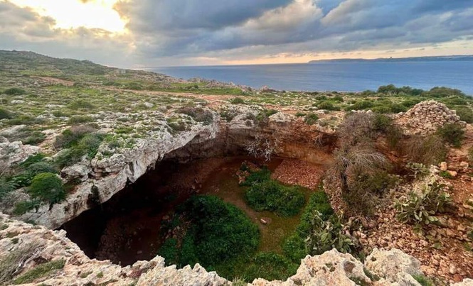 Image from: Archaeologists Found a Hidden Cave in Malta Where Humans Once Lived Inside 8,500 Years Ago