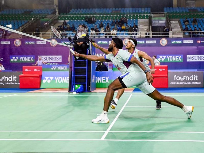 Image from: Singapore Open: Satwik-Chirag, Dhruv-Tanisha march to semifinals