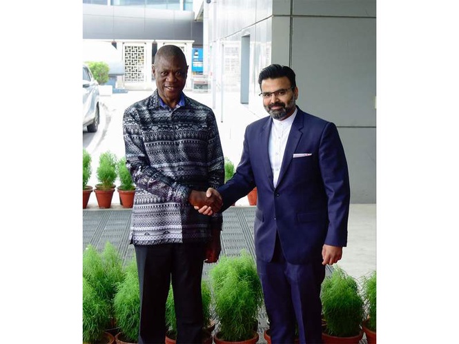 Image from: South African Dy President arrives in India for 6-day working visit to “reinforce”, “impart fresh impetus” to India-SA ties
