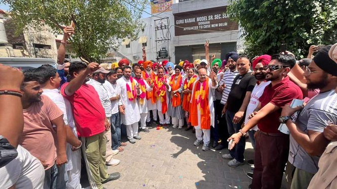 Image from: AAP leads Ludhiana district civic polls, wins 57 of 112 wards; Congress secures 36 seats