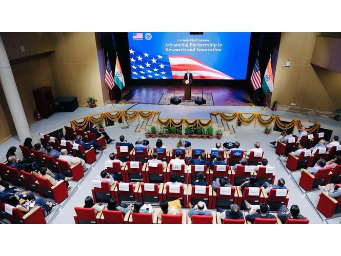 Image from: “We’re turning President Trump, PM Modi’s shared vision into reality”: US Amb Gor underscores Pax Silica, advances in trade deal