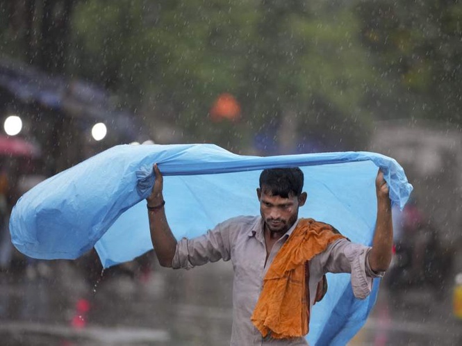 Image from: Clouds cool north India as IMD predicts below-normal rains