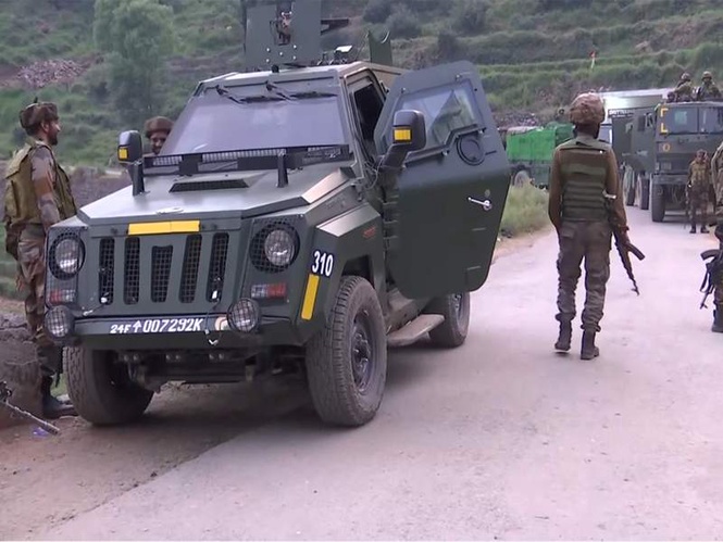 Image from: J-K: Anti-terror search operation enters eighth day in Rajouri