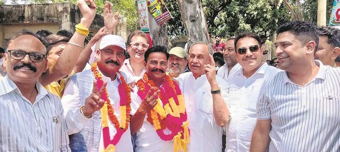 Image from: AAP dominates Hoshiarpur municipal polls; BJP makes inroads in Mukerian