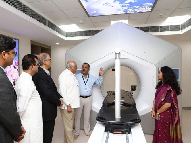 Image from: Gujarat: CM Bhupendra Patel inaugurates Radiation Oncology Centre at Narayana Hospital in Ahmedabad