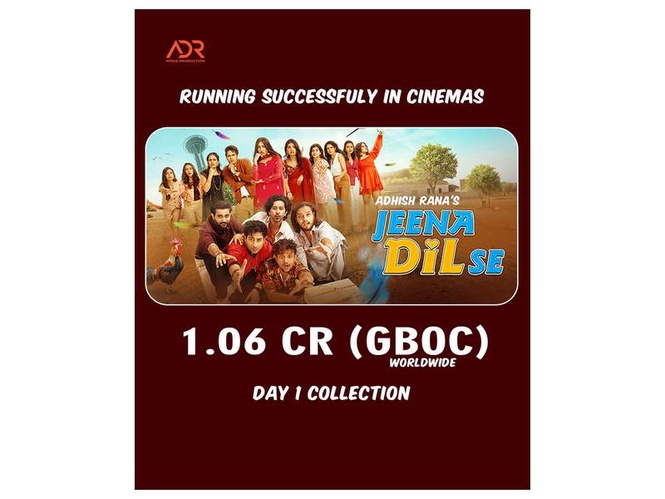 Image from: Youth-Centric Debut Film ‘Jeena Dil Se’ Opens Strong with Rs 1.06 Crore on Day 1