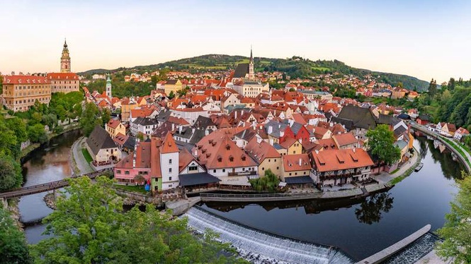 Image from: In Europe, this fairytale village boasts a picturesque riverside setting and breathtaking scenery