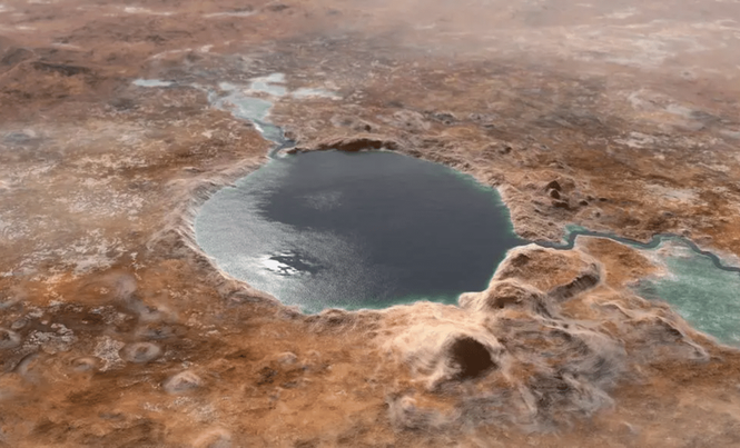 Image from: Ancient ‘Bathtub Ring’ Discovered On Mars Reveals The Timeline Of A Vast Lost Ocean