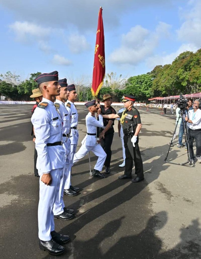 Image from: Haryana lad bags President’s Gold Medal at NDA passing out parade