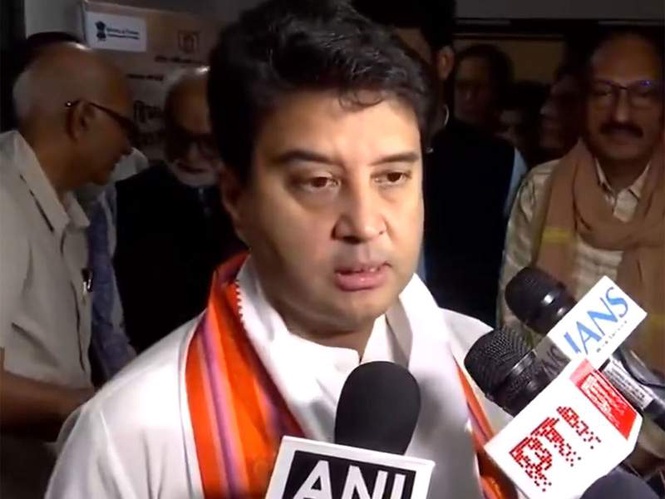 Image from: "Hindi journalism has made significant contribution in country": Jyotiraditya Scindia