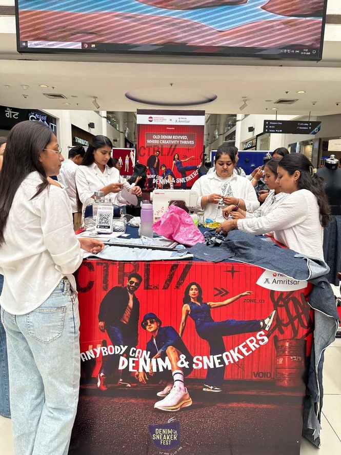 Image from: The jean-ius fabric of creativity: Denim reimagined at Amritsar fest