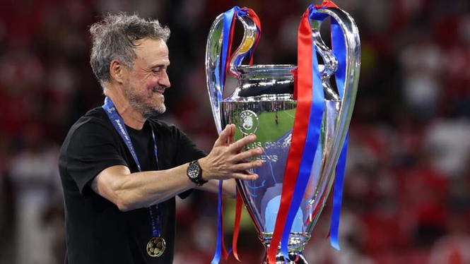 Image from: 'This is even bigger', says Luis Enrique as PSG retain Champions League