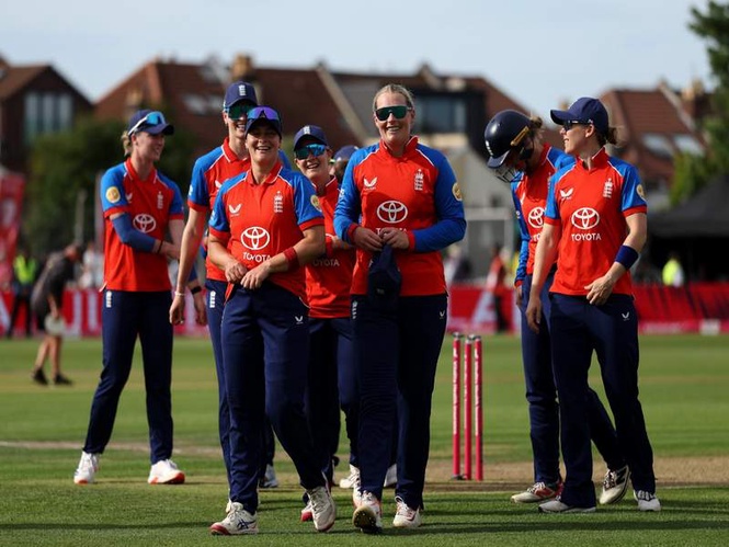Image from: England women beat India by 26 runs; level three match-series 1-1
