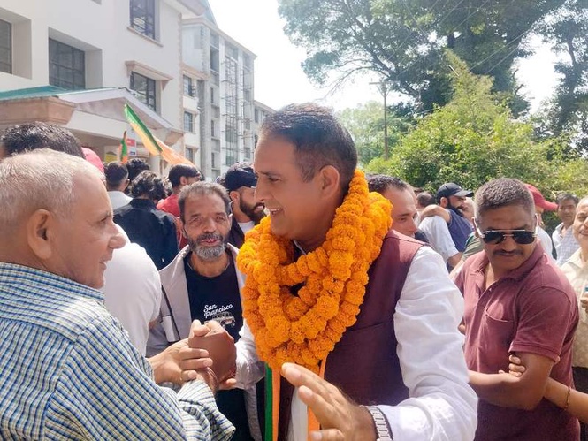 Image from: BJP takes early lead in Dharamsala MC polls; wins 6 of first 8 wards