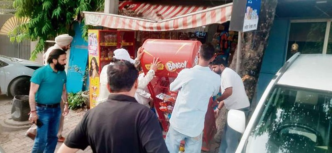 Image from: Encroachments removed in Amritsar areas
