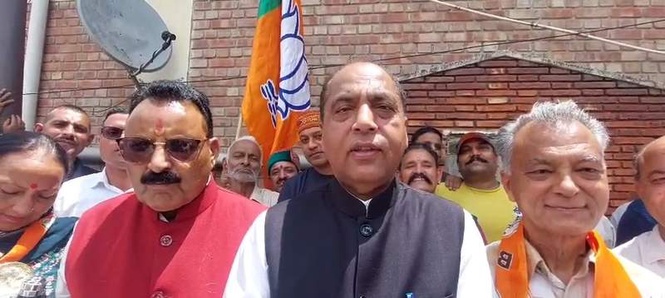 Image from: BJP sweeps Mandi MC elections, wins 12 of the 14 contested seats